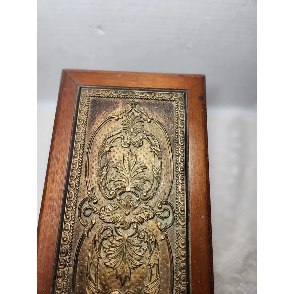 Vtg Wooden Musical Jewelry Box Organizer Storage with 2 Drawers 